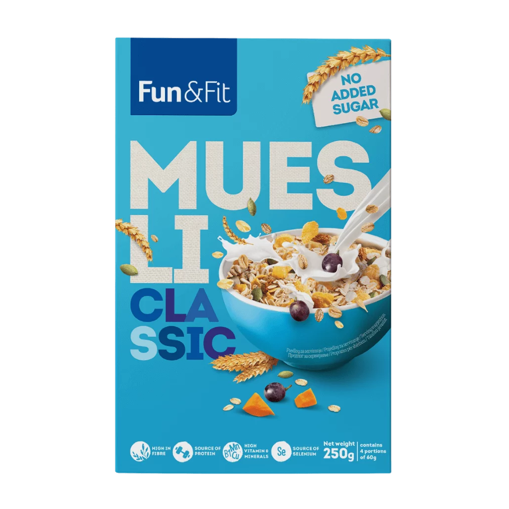 Fun&Fit – мюсли классические 250г.
