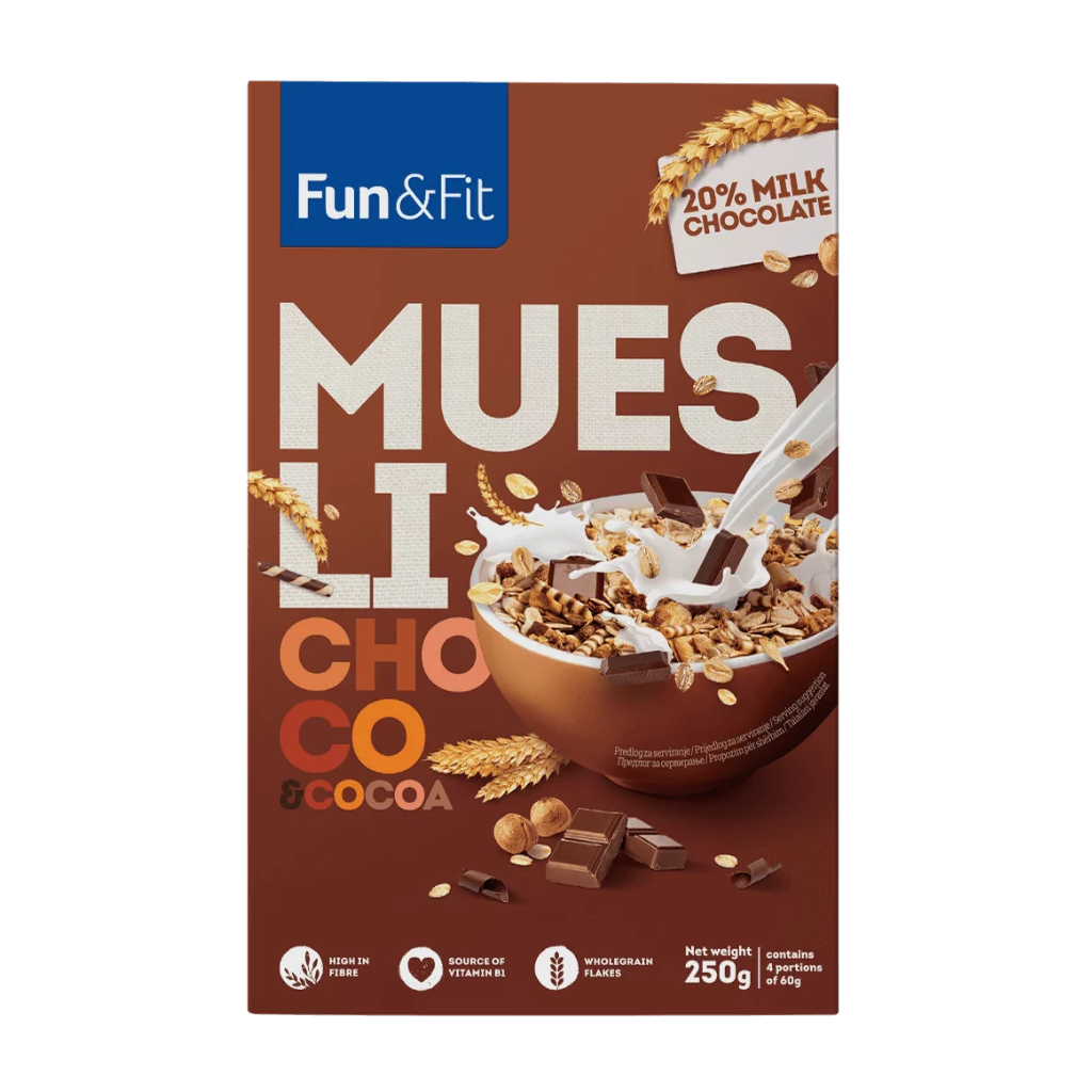 Fun&Fit - Muesli with Chocolate 250g