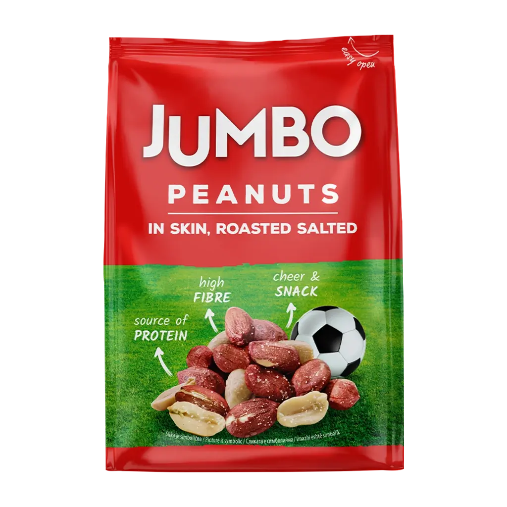 Jumbo – арахис жареный соленый в скорлупе 200г
