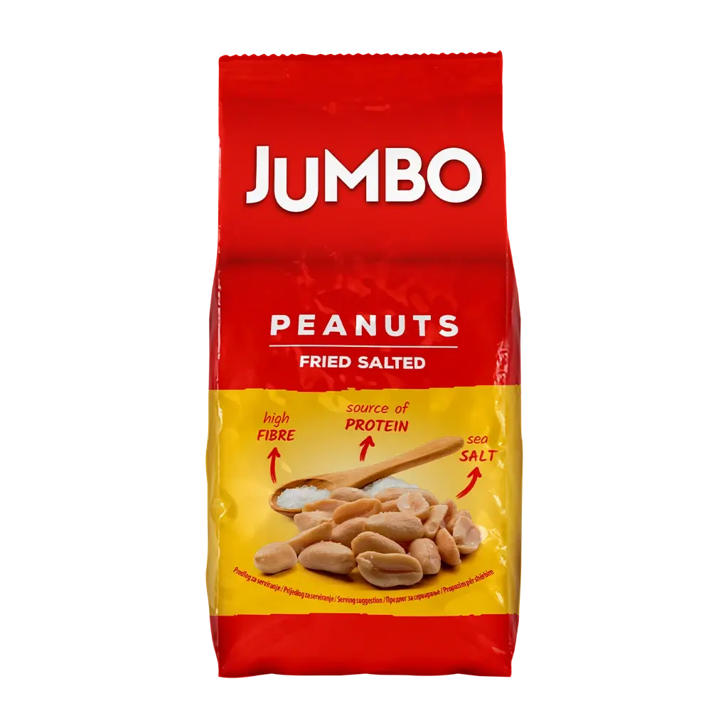 Jumbo – арахис жареный соленый вакуум 250г