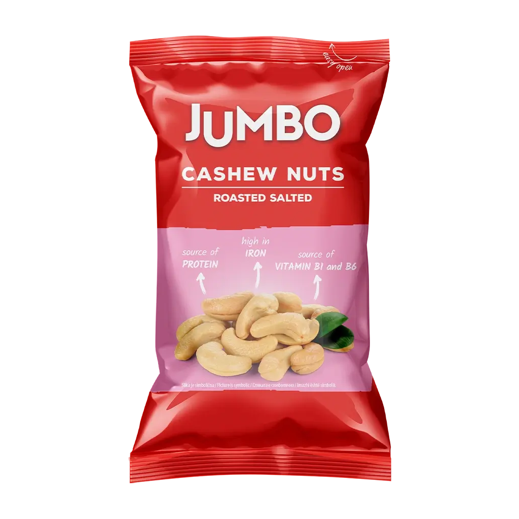 Jumbo Roasted Salted Cashews 75g
