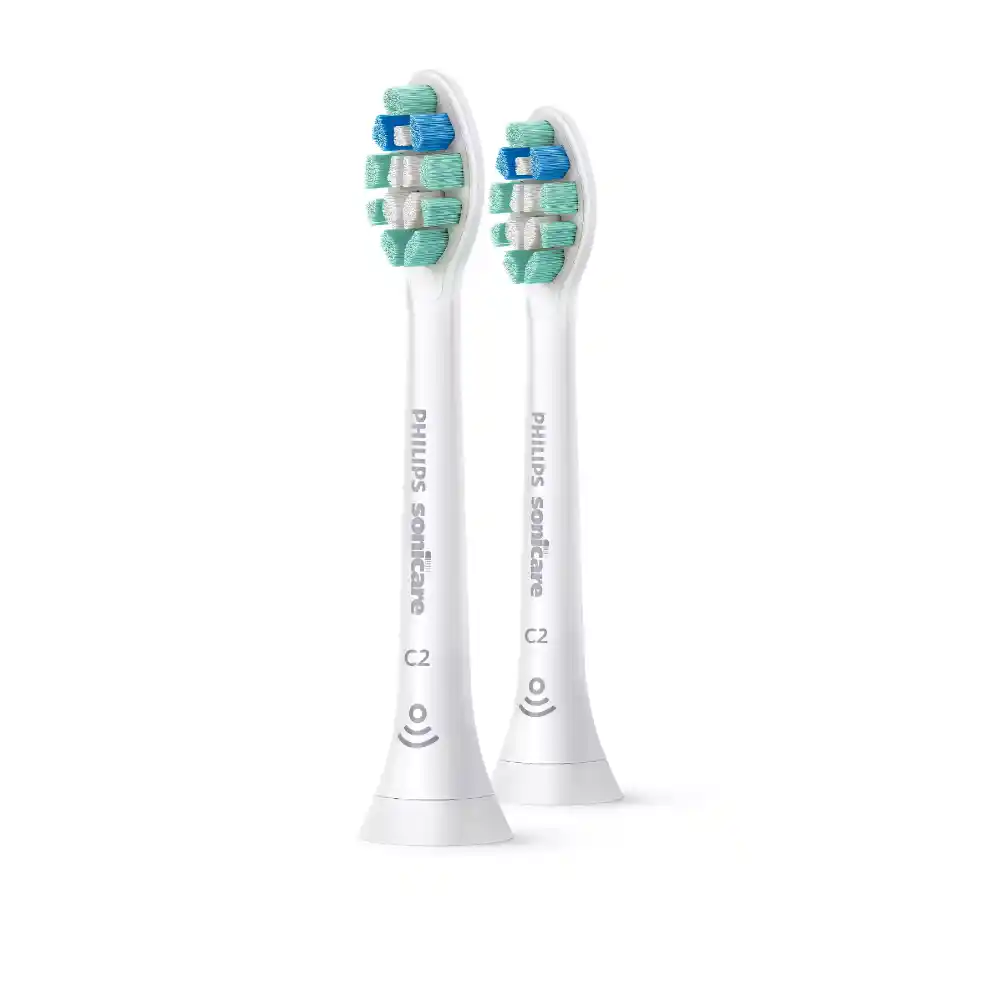 Philips Sonicare Насадка для электрической зубной щетки, удаление налета 2шт 0786 (HX9022/10)