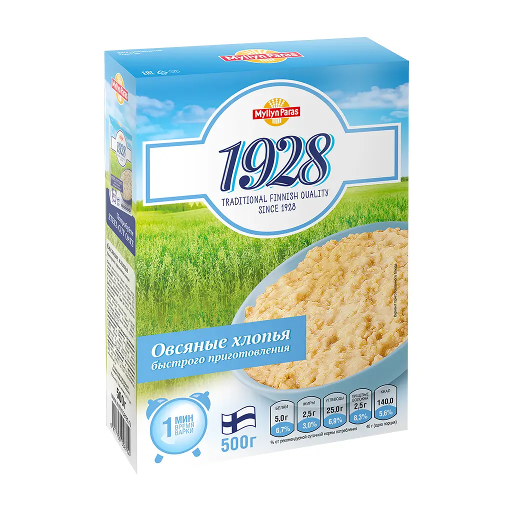 Myllyn Paras "1928" - Rolled Oats (1 min), 500g