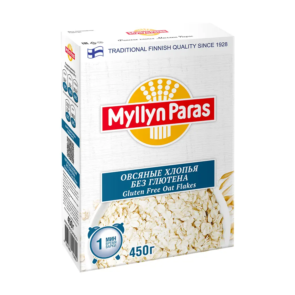 Myllyn Paras "1928" - Gluten-free oat flakes (1 min), 450g