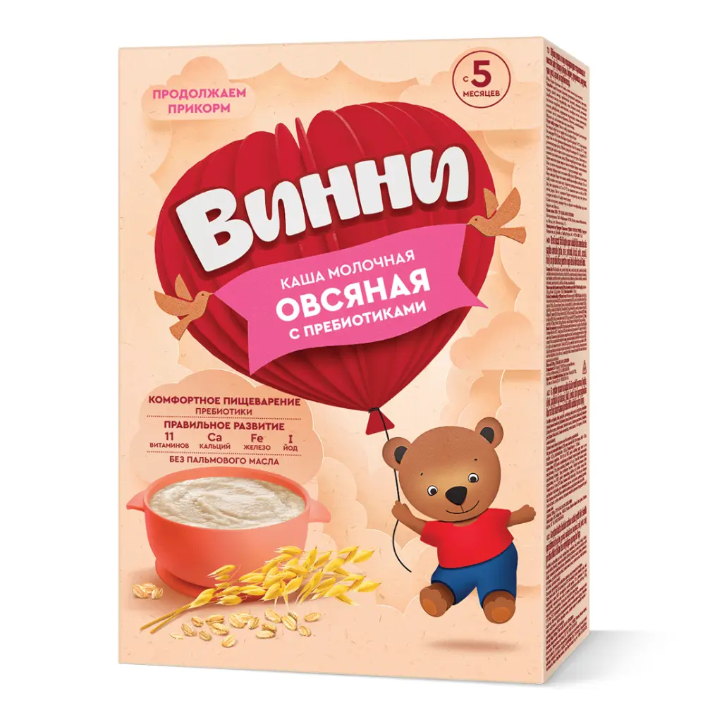 Vini - Porridge milk, oats, from 5 months