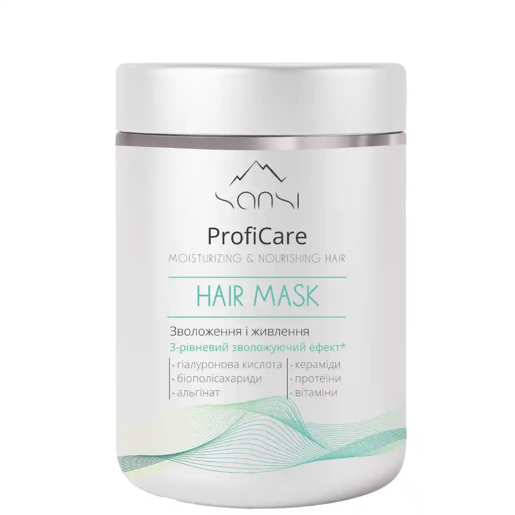 Sansi - ProfiCare Hair Mask, Moisturizing and Nourishing 1000ml