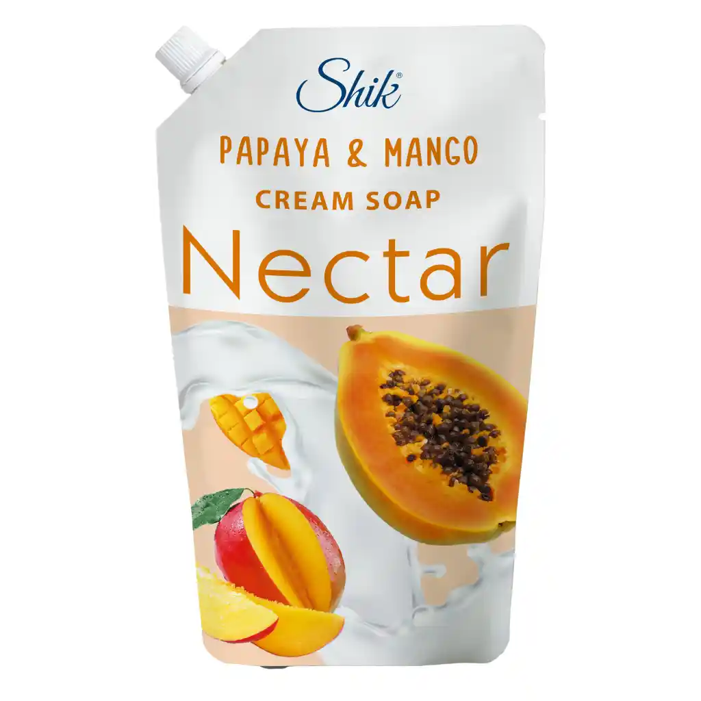 Shiki - Cream soap liquid, hand and body, papaya and mango 900g, doypack