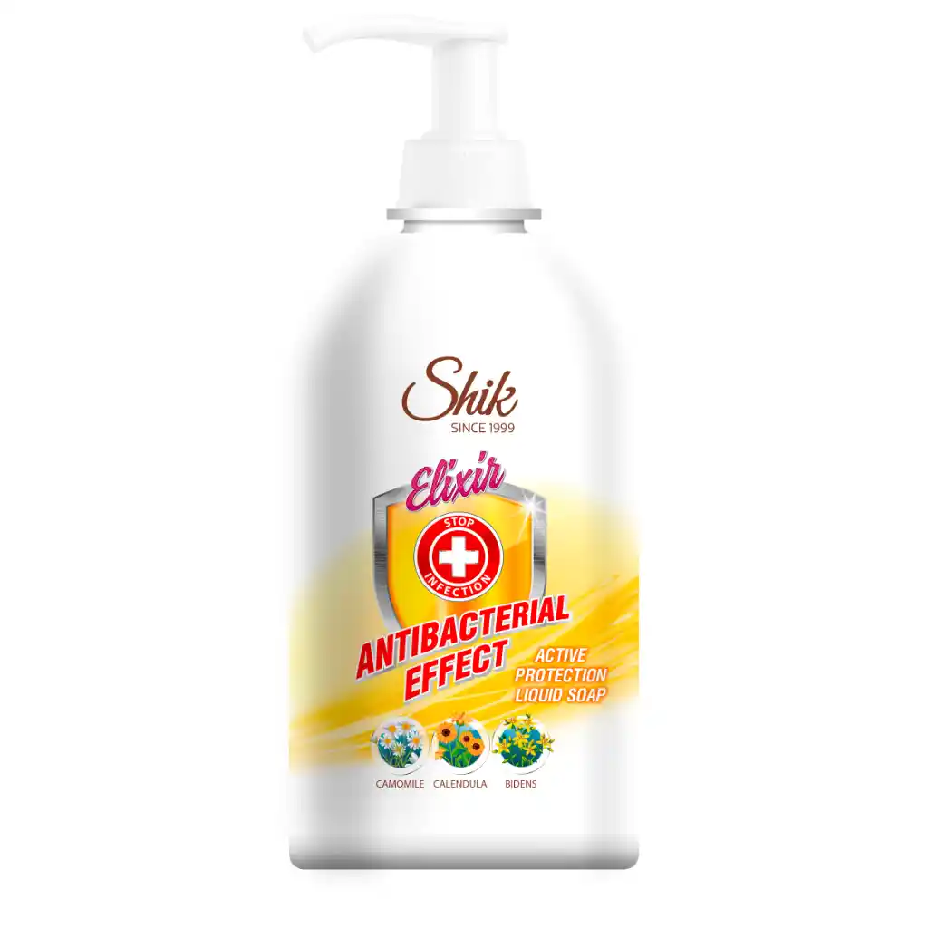 Шики – жидкое мыло ELIXIR антибакт. ромашка и календула активная защита 500г