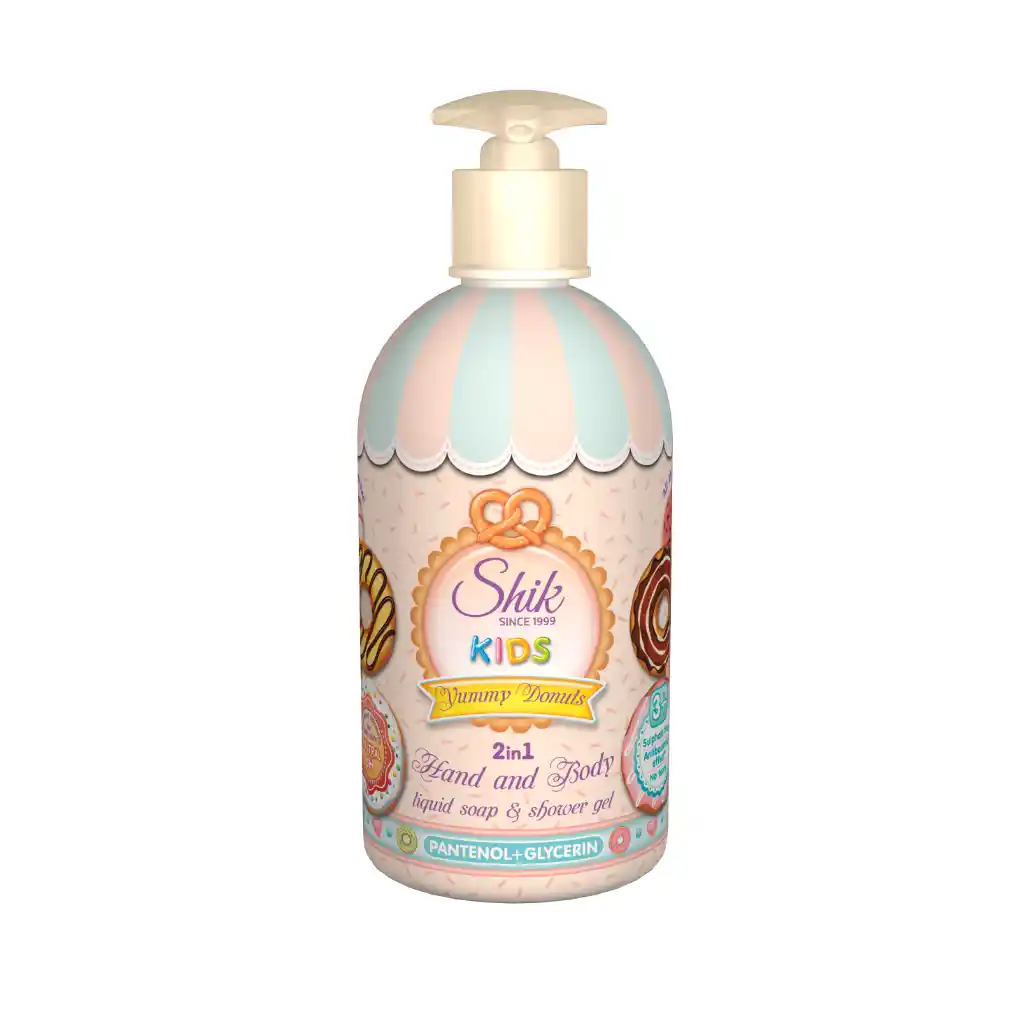 Shiki - Liquid Soap and Shower Gel KIDS Yummy Donuts 2-in-1 (Hands, Body) From 3 years 500g
