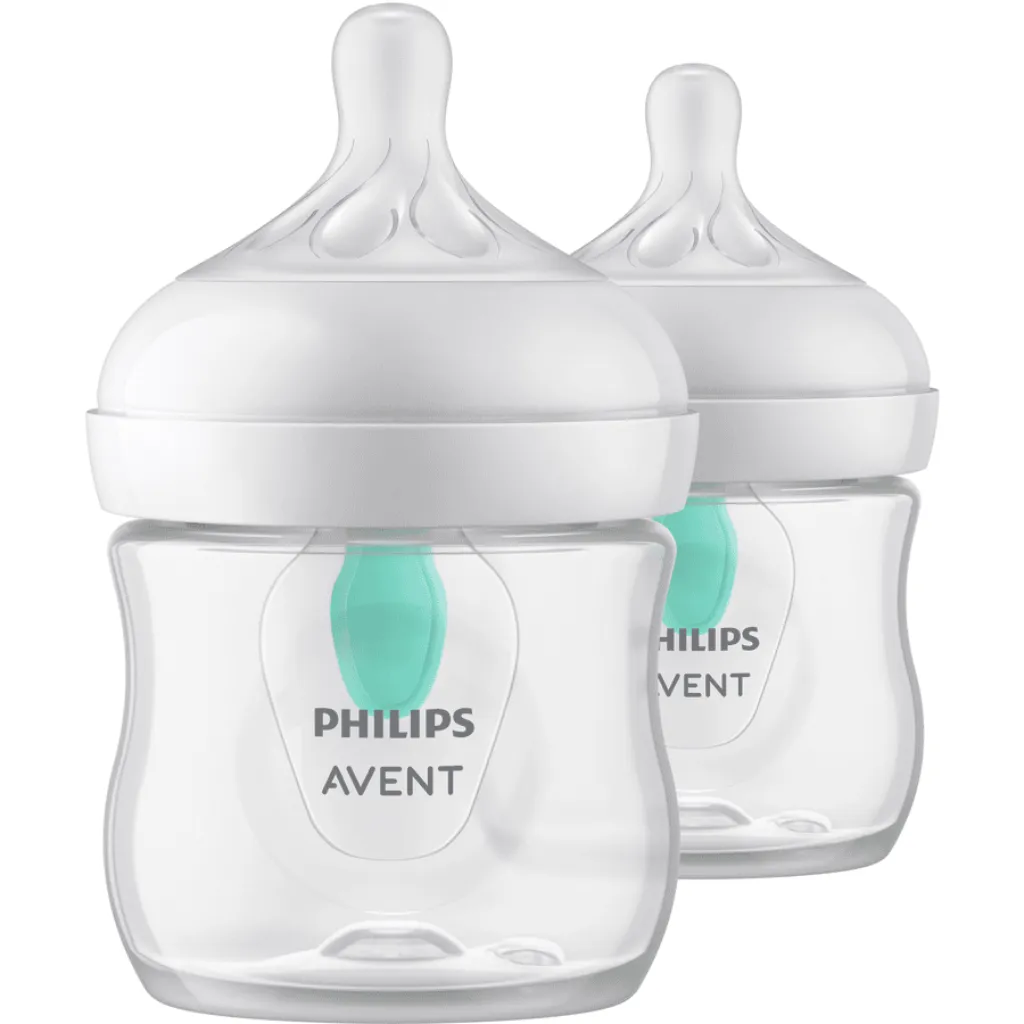 Avent – Бутылочка Natural AirFree, 125 мл, 0 мес., 2 шт.