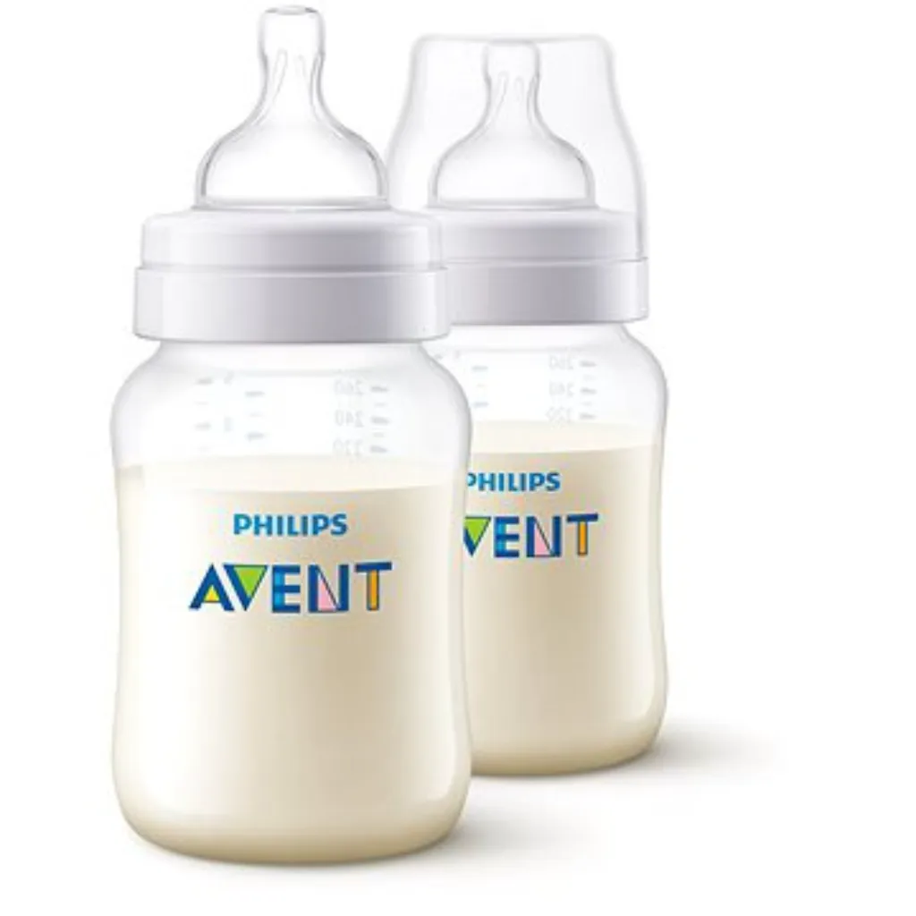 Avent – бутылочка антиколиковая Classic+ 260 мл, с 1 месяца, 2 шт