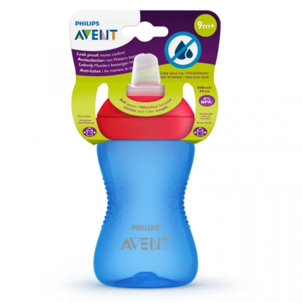Avent Sippy Cup with Soft Spout, Blue, 300 ml, 9+ Months