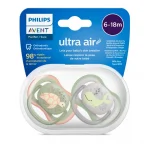 Avent - სატყუარა Ultra Air, 6-18 თვე, კუ და ვეშაპი, 2ც - Image 4