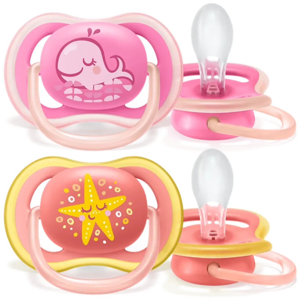 Avent – пустышка Ultra Air, 6-18 месяцев, кит, 2 шт