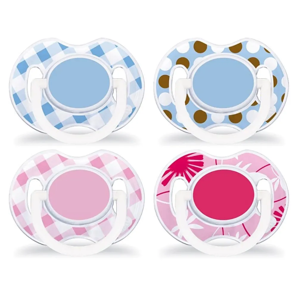 Avent Pacifier, Orthodontic, 0-6 Months, 2pk