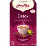 YOGI TEA ორგანული ჩაი, დეტოქსი 17ც/პაკეტში