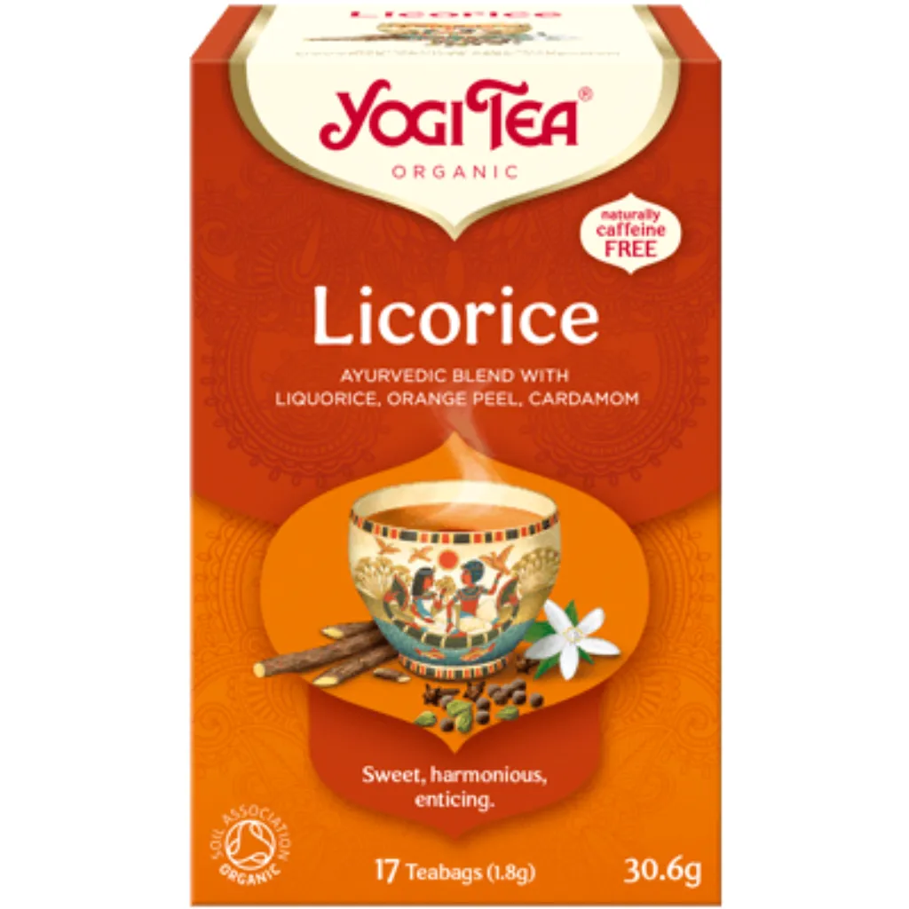 YOGI TEA Organic Licorice Tea 17 bags/box
