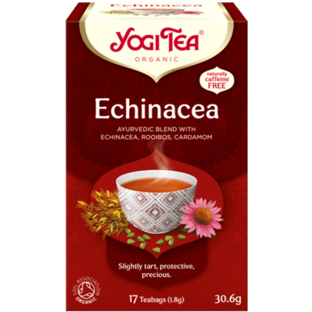 YOGI TEA ორგანული ჩაი, ექინაცეა 17ც/პაკეტში