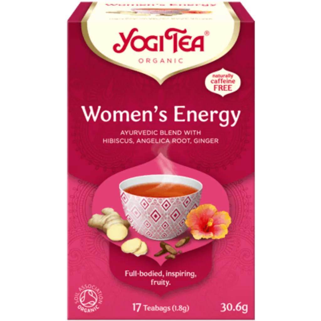 YOGI TEA ორგანული ჩაი, ქალის ენერგია 17ც/პაკეტში