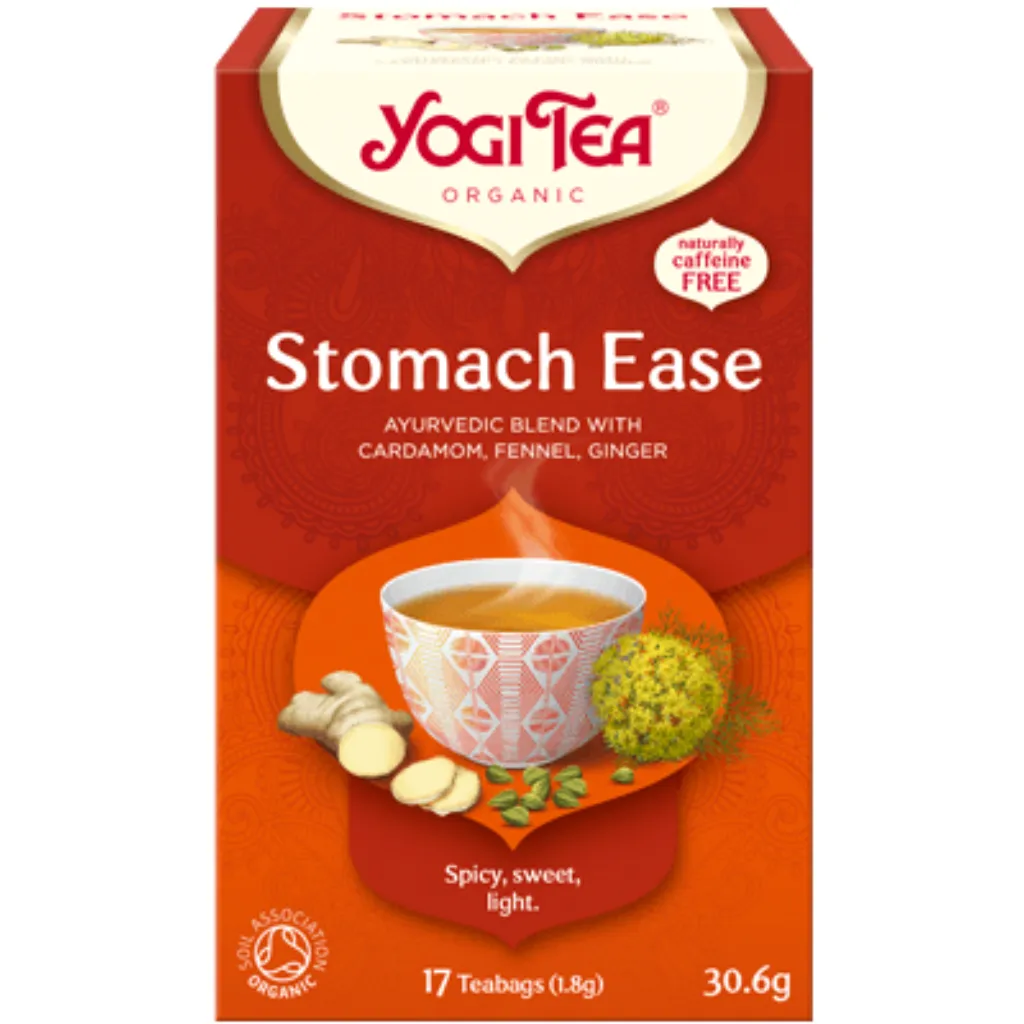 YOGI TEA Organic Tea, Stomach Ease 17 bags/box