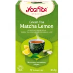 YOGI TEA ორგანული ჩაი, მწვანე, მატჩა ლიმონით 17ც/პაკეტში