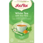 YOGI TEA ორგანული ჩაი, თეთრი, ალოე ვერათი 17ც/პაკეტში