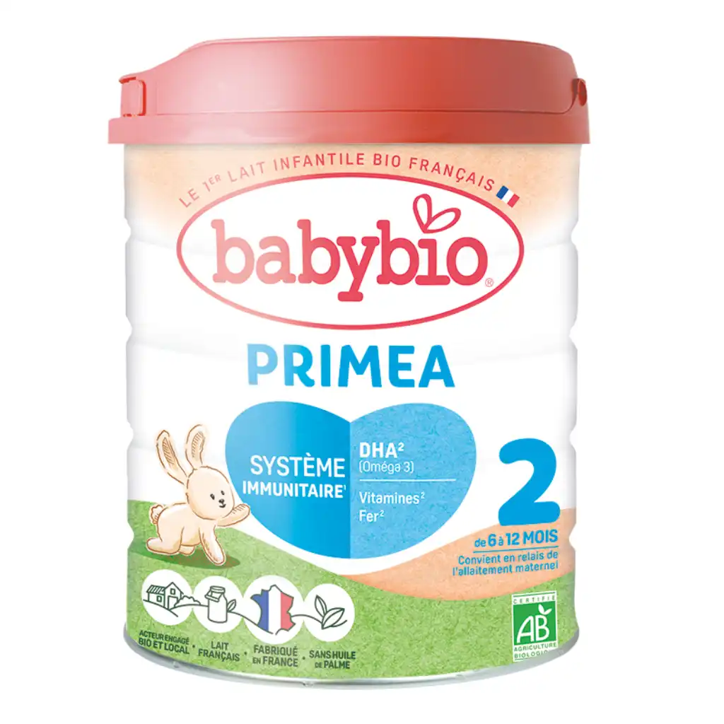 Бейбибио – PRIMEA 2 молочная смесь 6-12 мес, 800г.