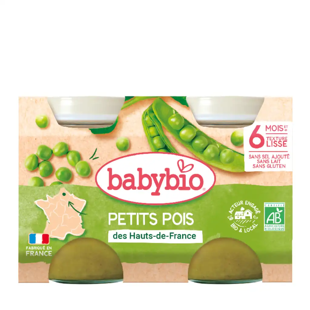 Babybio - Lunch Bardas Puree, 4 months, 130g x 2 pcs