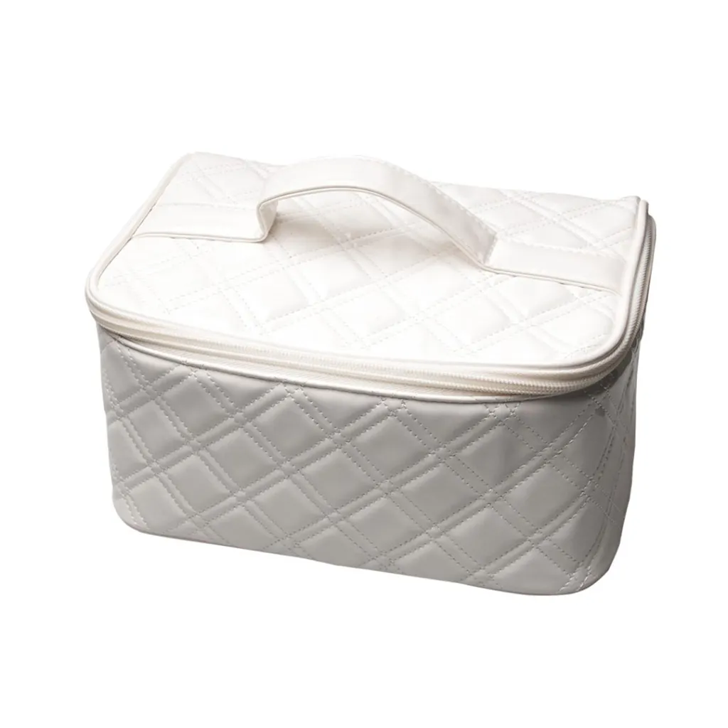 Titania - Cosmetic bag, white, large, 23x15x12cm