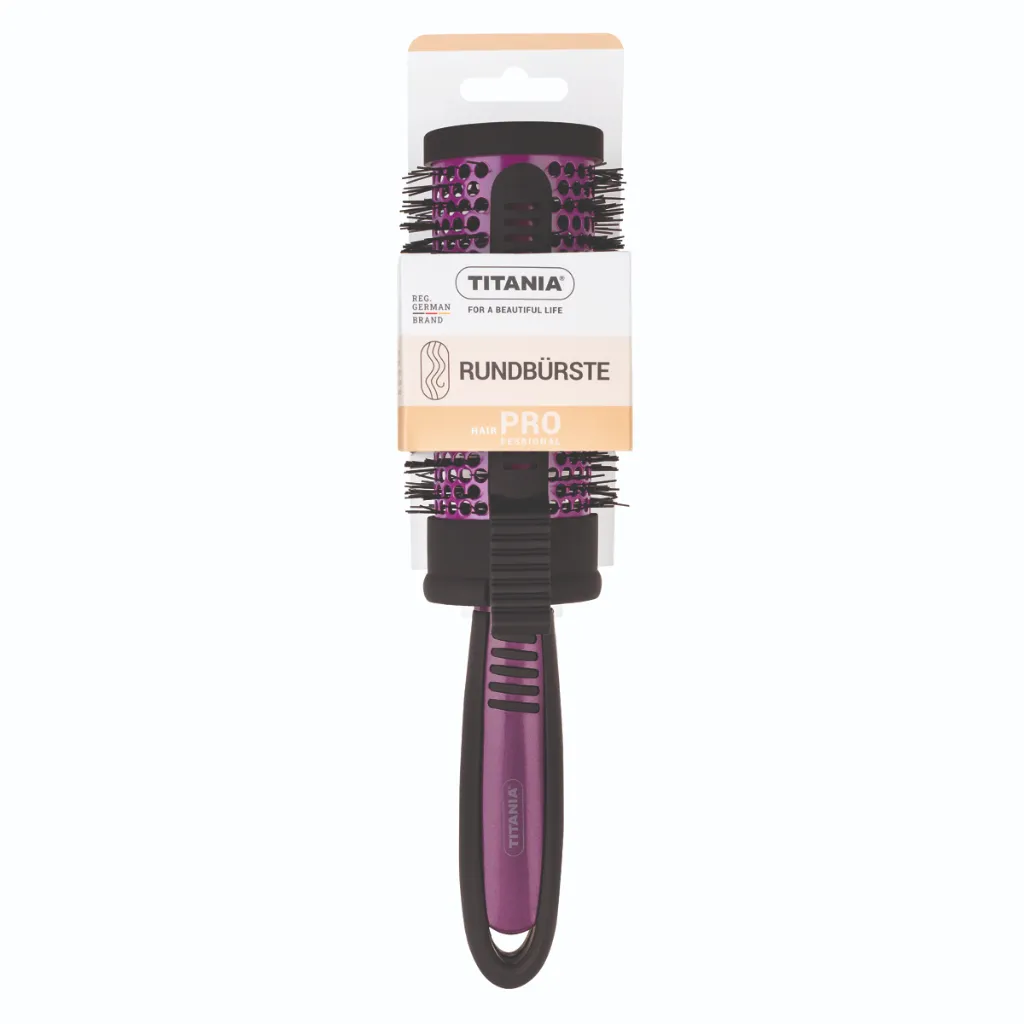 Titania - comb for blow-drying, with clip, 5.6 cm diam