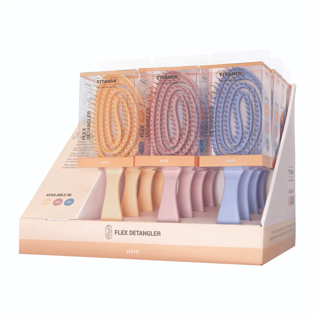 Titania – Comb for wet hair, with a movable body