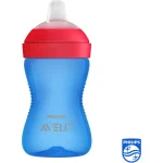 Avent - ჭიქა დრეკადი ცხვირით, ლურჯი, 300 მლ, 9 თვიდან. (SCF802/01) - Image 2