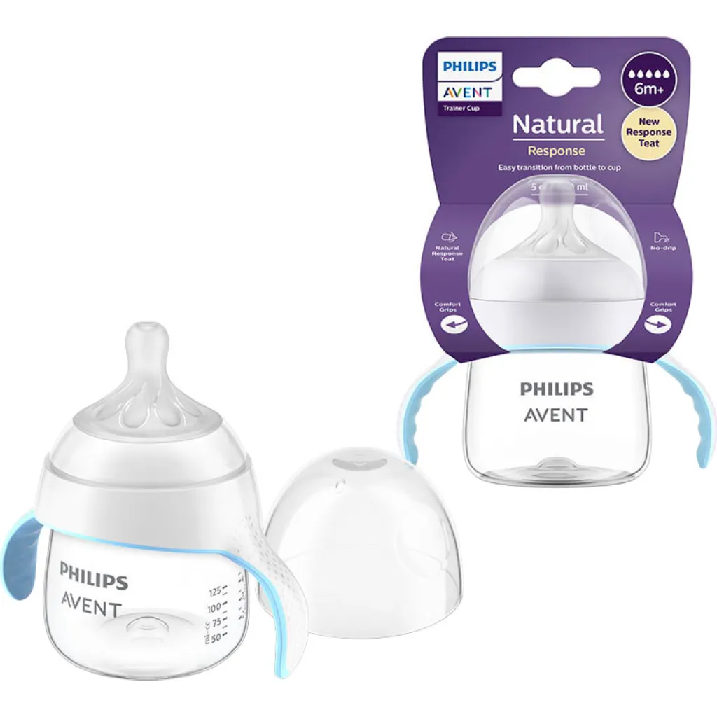Avent – ჭიქა სახელურებიანი Natural, 4 თვიდან. (SCF263/61)