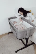 PETITE&MARS ახალშობილის საწოლი 2-1ში, რუხი - Image 13