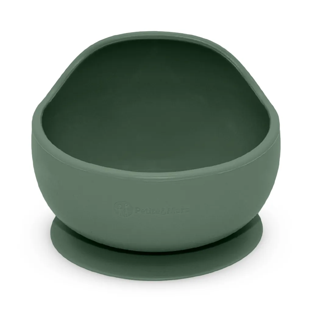 PETITE&MARS Suction Bowl TAKE&MATCH Green, 6 months+