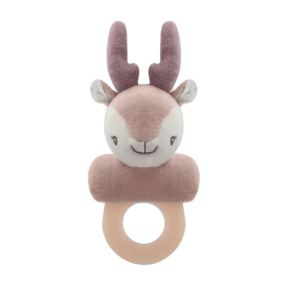 PETITE&MARS Toy soft, with a squeaker, teether, Reindeer Suzi, from 3 months