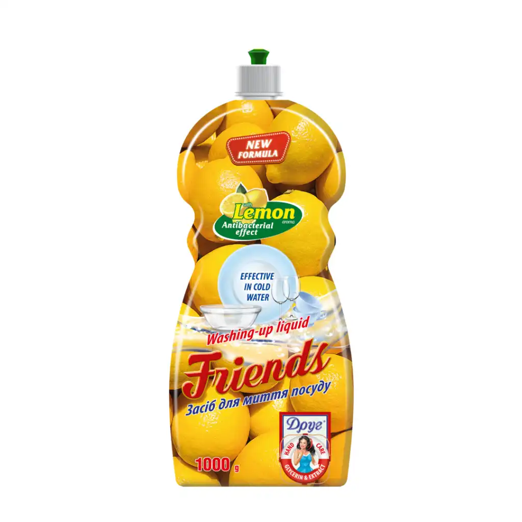 prendsi-churchlis-saretskhi-sitkhe-limoni-1000g-9ts-q-7012 ფრენდსი - ჭურჭლის სარეცხი სითხე, ლიმონი 1000გ (9ც/ყ) 7012 - Image 1