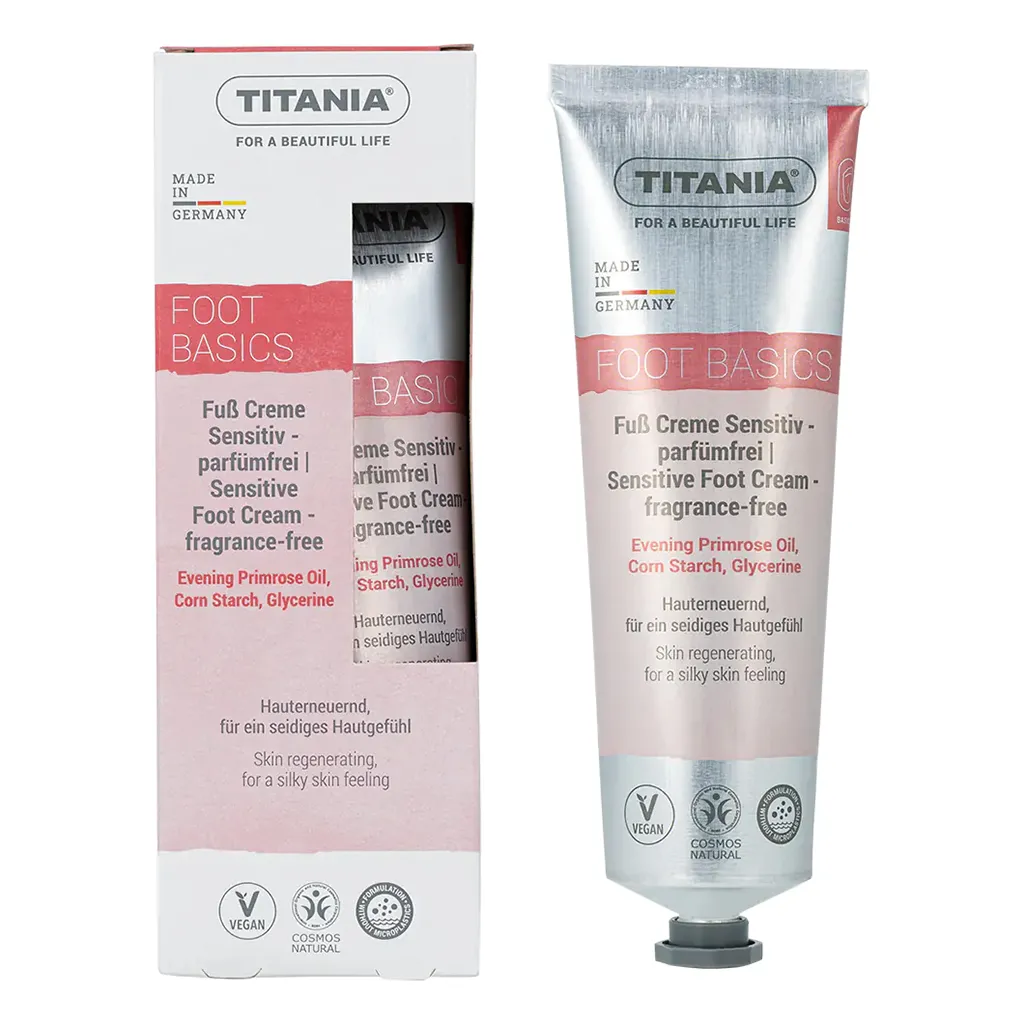 titania-pekhis-balmi-mgrdznobiare-kanis-sunis-gareshe-100-ml ტიტანია - ფეხის ბალმი, მგრძნობიარე კანის, სუნის გარეშე, 100 მლ - Image 1