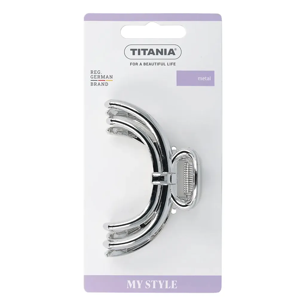 titania-tmis-samagri-bapta-metalis-vertskhlisperi-8sm ტიტანია - თმის სამაგრი, ბაფთა, მეტალის, ვერცხლისფერი, 8სმ - Image 1