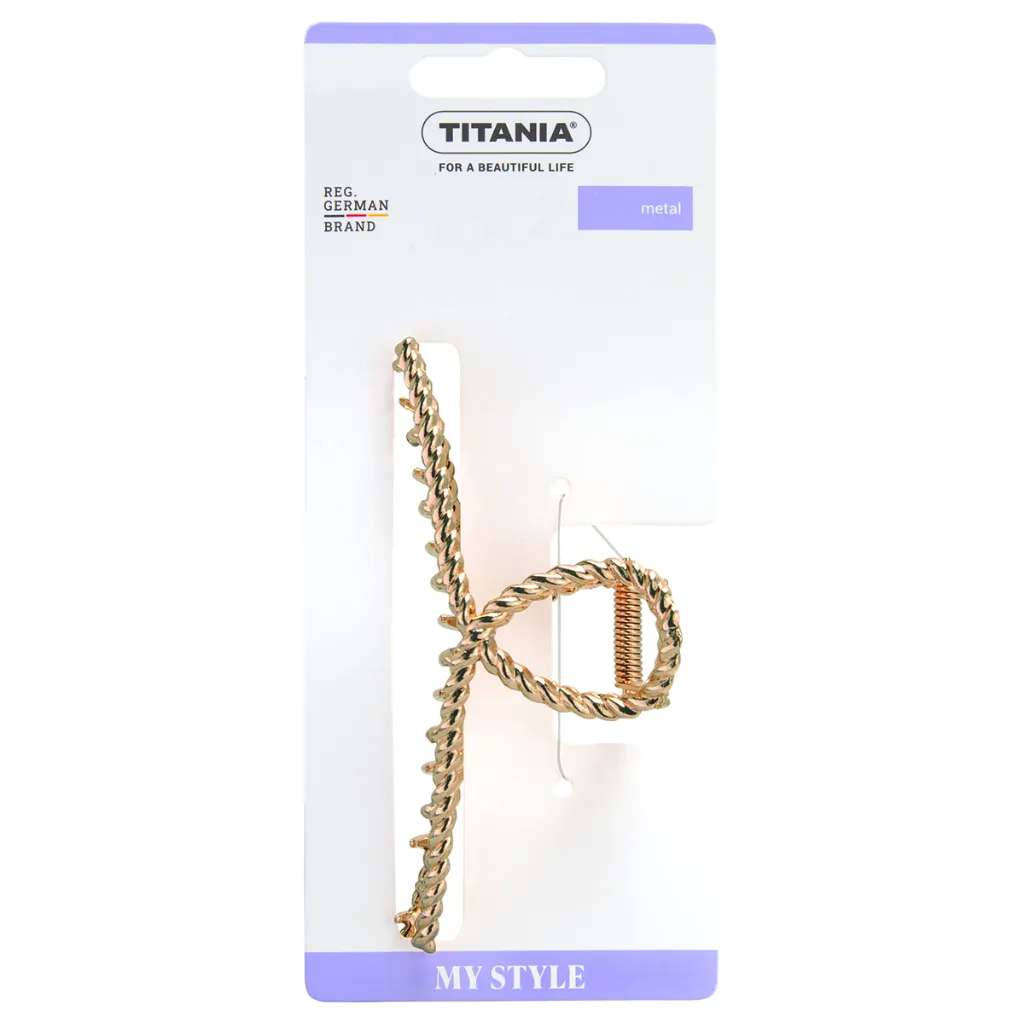 titania-tmis-samagri-metalis-marquzhi-11sm-2354-8266-1 ტიტანია - თმის სამაგრი, მეტალის "მარყუჟი", 11სმ. 2354 (8266) - Image 1