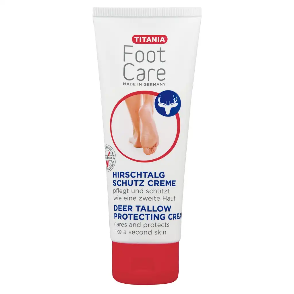 titania-pekhis-damtsavi-kremi-irmis-konit-100ml ტიტანია - ფეხის დამცავი კრემი ირმის ქონით, 100მლ - Image 1